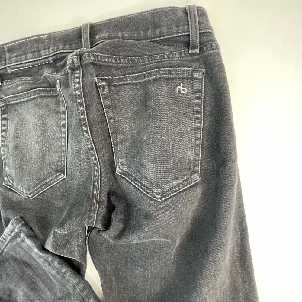 Rag & Bone Fit 1 Extra Slim Skinny Fit Black Authentic Stretch Jean - Picture 14 of 17